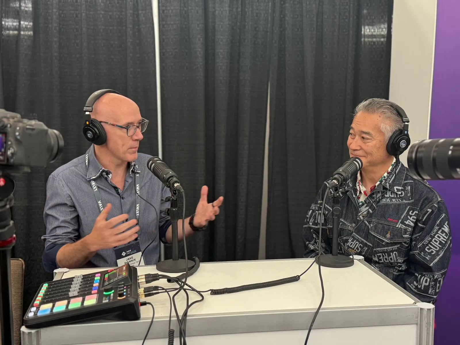 Jake Mannix and Ryo Koyama in conversation during the Choose Your Stack interview.